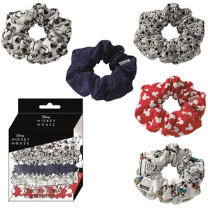 Disney Mickey Scrunchies gumička do vlasů pro děti 5 ks