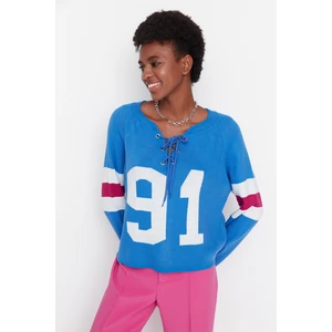 Trendyol Sweater - Blue - Regular fit