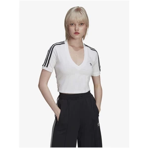 White Women's Crop Top adidas Originals - Women