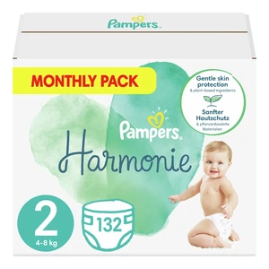 Pampers Harmonie Velikost 2, 4-8 kg 132 ks