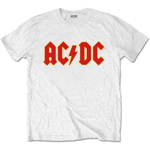 AC/DC Tricou Logo Alb 7 - 8 ani