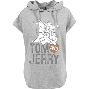 Tom & Jerry Hoodie Logo Gri XS