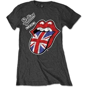 The Rolling Stones T-Shirt Vintage British Tongue L Charcoal Grey