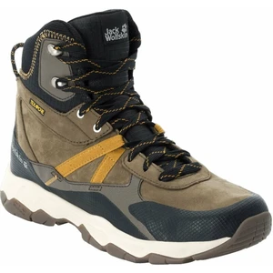 Jack Wolfskin Pánské outdoorové boty Pathfinder Texapore Mid Brown/Phantom 40