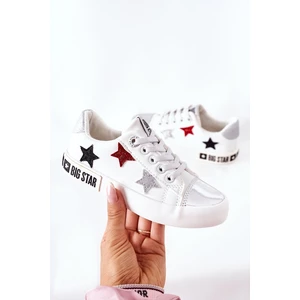 Children's Leather Sneakers BIG STAR II374032 White