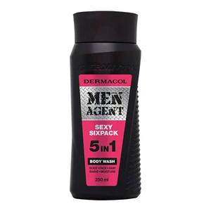 Dermacol Sprchový gél pre mužov 5v1 Sexy Sixpack Men Agent ( Body Wash) 250 ml