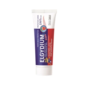 ELGYDIUM KIDS gélová zubná pasta s fluorinolom pre deti s príchuťou jahody 1x50 ml
