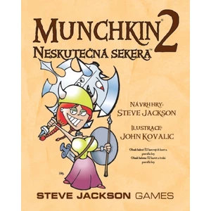 Desková karetní hra Munchkin 2: Neskutečná sekera v češtině