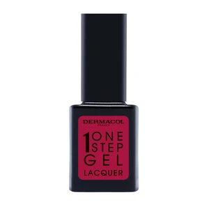 Dermacol One Step Gel Lacquer lak na nehty s gelovým efektem odstín 05 Carmine Red 11 ml