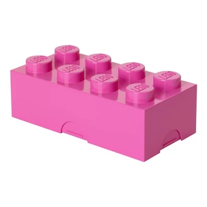 LEGO Box na svačinu 10 x 20 x 7,5 cm Růžová