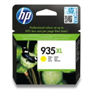 Cartridge HP 935XL, 825 stran (C2P26AE) žltá Originální inkoustové kazety HP s vysokou výtěžností mají složení umožňující stálý tisk barevných dokumen