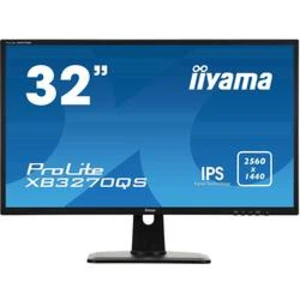 32" LCD iiyama XB3270QS-B1 - IPS,4ms,300cd/m2,16:9,2560x1440,DVI,HDMI,DP,repro,výškov.nastav.