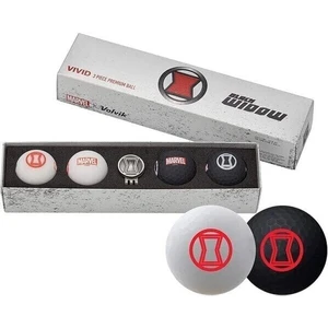 Volvik Marvel 4 Ball Pack Black Widow