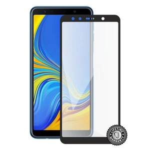 Temperált védőüveg Screenshield 3D Samsung Galaxy A7 2018 - A750F - Full Cover Black - Élettartam garancia