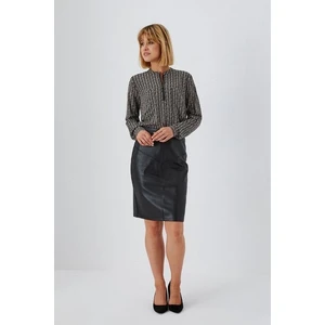 Women's skirt Moodo Faux leather