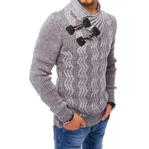 Dark gray men's sweater Dstreet WX1780