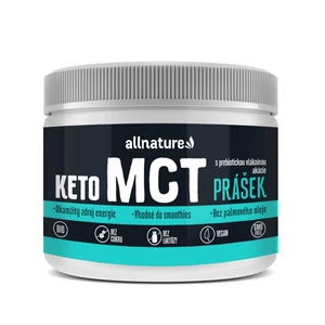 Allnature Keto MCT prášok BIO 250 g