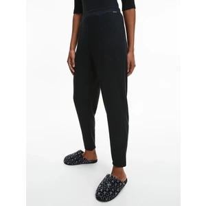 Calvin Klein Ease Black Ribbed Sweatpants - Women