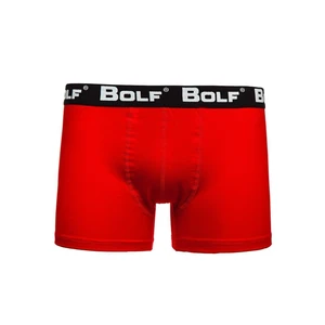 Stylish men's boxers 0953 3pcs - red,