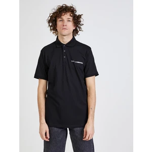 Black Men's Polo T-Shirt KARL LAGERFELD - Men's