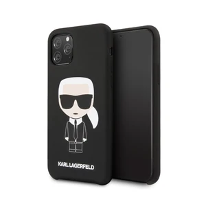 Tok Karl Lagerfeld Ikonik Silicon Case for Apple iPhone 11 Pro Max, Black