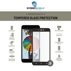 Temperált védőüveg Screenshield 3D for Xiaomi Redmi Note 5A Global, Black - Élettartam garancia