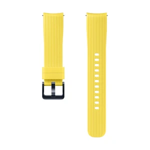 Tartalék szilikon pánt Samsung ET-YSU81M (20mm) Samsung Galaxy Watch SM-R810, Yellow