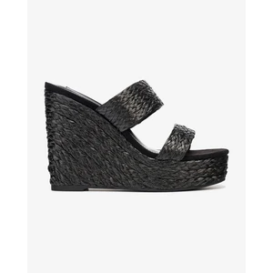 Steve Madden Sunflower Wedge Klínová obuv Černá