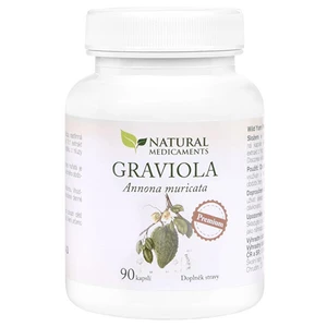 Natural Medicaments Graviola anona (Annona muricata) 90 kapsúl