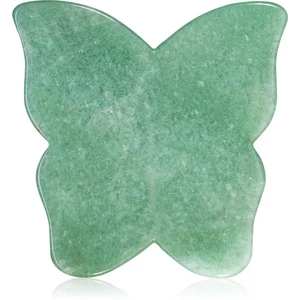 Crystallove Butterfly Aventurine Gua Sha Plate masážna pomôcka