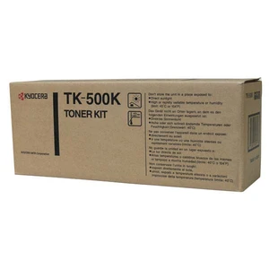 Kyocera originálny toner TK500K, black, 8000 str., Kyocera FS-C5016N, garanční pečeť Janus