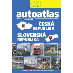 Autoatlas Česká republika Slovenská republika 1:240 000 [Mapa knižní]