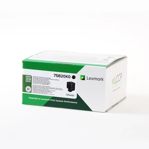 Lexmark 75B20K0, black, 13000 str., return, originálny toner