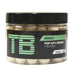 Tb baits plovoucí  boilie pop-up white garlic + nhdc 65 g-12 mm