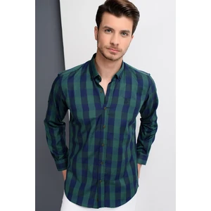 Camicia a quadri da uomo dewberry G665