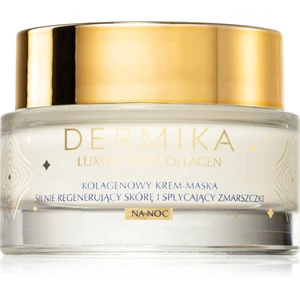 Dermika Luxury Neocollagen obnovující noční krémová maska s kolagenem 50 ml