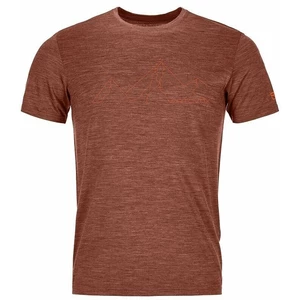 Ortovox T-shirt outdoor 150 Cool Mountain Face T-Shirt M Orange Blend S