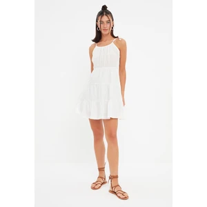 Trendyol Ecru Strap Dress