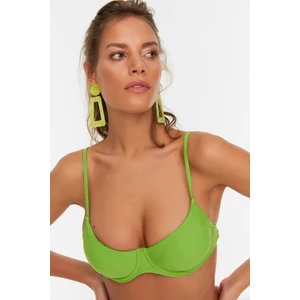 Trendyol Green Bikini Top