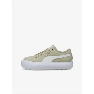 Light Green Women's Suede Sneakers Puma Mayu - Women