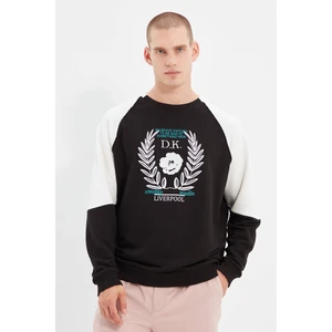 Trendyol Black Men's Oversize Fit Sweatshirt