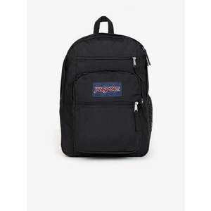 Ruksak Jansport čierna farba, veľký, s nášivkou