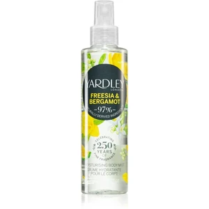 Yardley Freesia & Bergamot hydratačný telový sprej pre ženy 200 ml