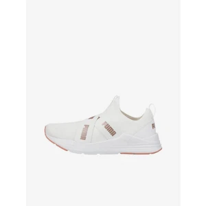 White Women's Slip on Sneakers Puma Wired Run Slipon - Women