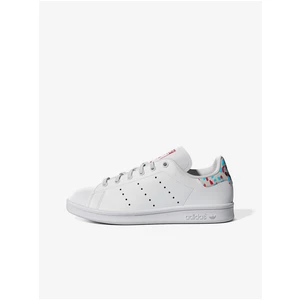 Bílé dětské boty adidas Originals Stan Smith - Kluci