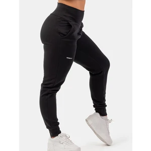 Nebbia High-Waist Loose Fit Sweatpants "Feeling Good" Black M