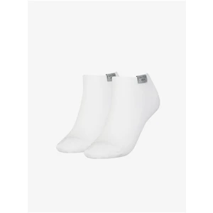 Set of two pairs of women's socks in white Calvin Klein - Women