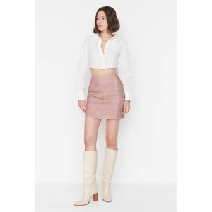 Trendyol Brown Buttoned Skirt