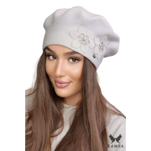 Beret damski Kamea Kamea_Beret_K.22.037.03_Beige