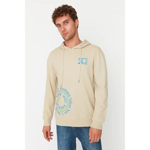 Trendyol Sweatshirt - Beige - Regular fit